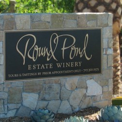 Round Pond Estate Winery Monument Sign