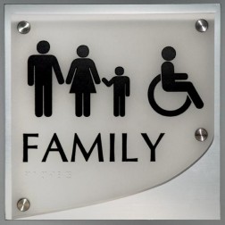 family restroom sign