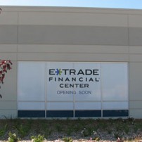 E*Trade digitally printed vinyl graphic